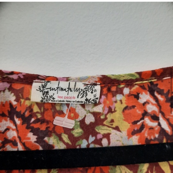 Free People Say It To Me Bodysuit Long Balloon Sleeve small - Picture 7 of 8